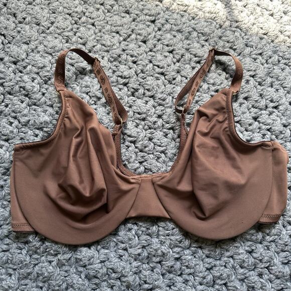 SOMA Women’s Full Coverage Unlined Bra Underwire Brown 38C VTG - Picture 1 of 7